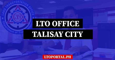 LTO Talisay Cebu Office Location and Contact Information.